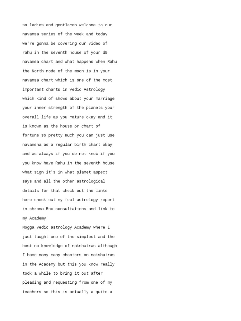 Rahu in 7th House of D9 Navamsa Chart in Vedic Astrology English