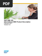 SAP SMS 365 - International SMS Product Description - V4.2