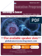 Global Cancer 2017 Conference in Osaka, Japan