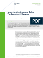 Understanding Integrated Suites The Example of ESourcing