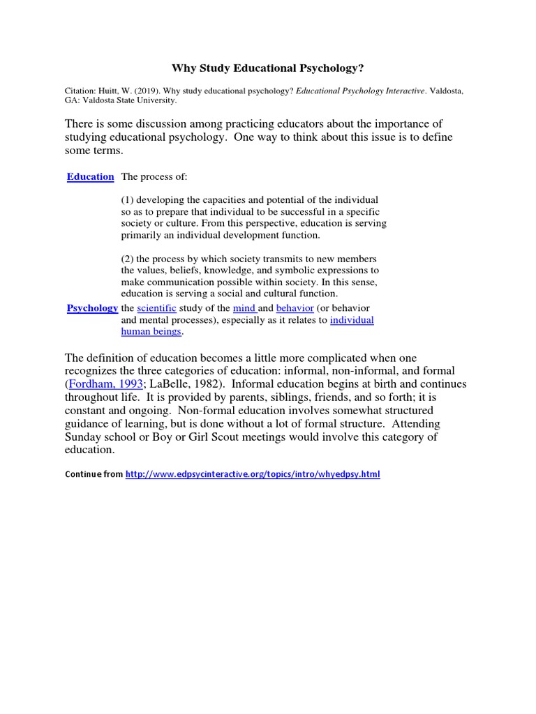 WHAT IS THE IMPORTANCE OF EDUCATIONAL PSYCHOLOGY PDF visual data 5