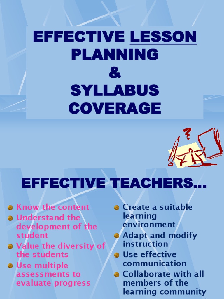 Effective Lesson Planning Strategies | PDF | Lesson Plan | Goal