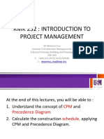 RMK 252: Introduction To Project Management