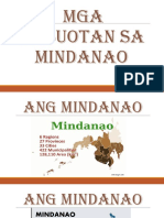 Kulturang Popular-Kasuotan Sa Mindanao