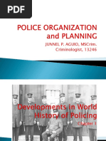 2015 Police Organization and Police Planning