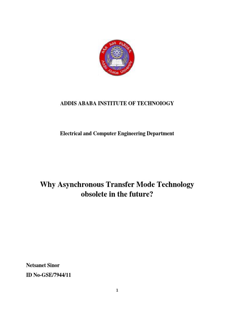 Why Is ATM Technology Obsolete PDF Asynchronous Transfer Mode