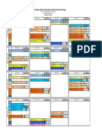 Autumn 2019-20 Second in-sem Exam Timetable