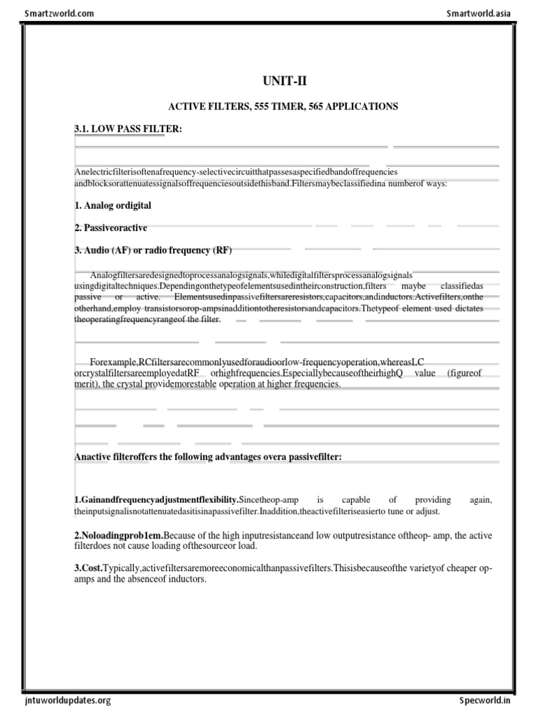 Linear and Digital IC Applications - UNIT-2 PDF | PDF | Electronic ...