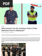 What Powers Do The Auxiliary Police (Polis Bantuan) Have - AskLegal - My