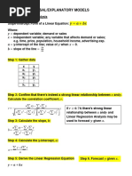 Basis&Steps LinearRegressionAnalysis