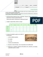 Teste de Matemática de 7o Ano com 15 Questões