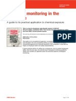 Biological Monitoring in The Workplace - hsg167 PDF