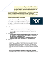 Computer and Network Surveillance: Hard Drive Internet