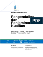 01 - Pengendalian & Penjaminan Kualitas