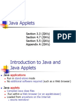 Java Applets: Section 3.3 (JIA's) Section 4.7 (JIA's) Section 5.5 (JIA's) Appendix A (JIA's)