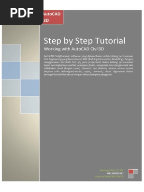 step by step tutorial civil 3D