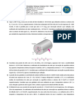 Lista 4 Sistemas Térmicos PDF