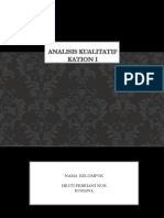 Analisis Kualitatif Anion 