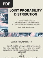 Joint Probability Distribution