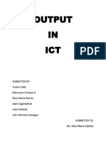 Output in Ict