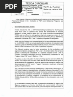 TESDA Circular No. 086-2019 (Implementing Guidelines On The Deployment of Procedures Manual in The Evaluation of PQF Level 5 Programs) 08.13.19 PDF