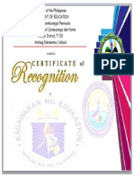 Certificate Recog 2019