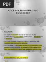 Lecture 0 Algorithm Flowchart Pseudocode