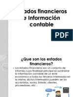 Estados Financieros e Información Contable