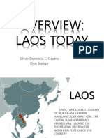 Overview: Laos Today: Silver Dominic Z. Castro Elyn Barlan