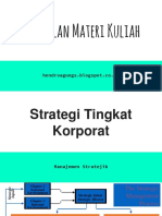 Strategi Tingkat Korporat