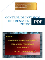 Control de Arenas