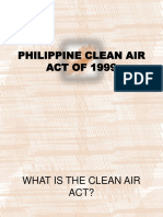 Philippine Clean Air Act of 1999