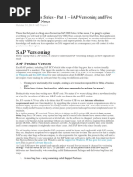 SAP OSS Notes Series