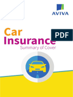 Aviva Car Summary of Cover