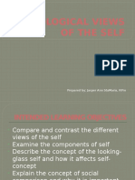 Sociological Views of The Self: Prepared By: Jasper Ann Stamaria, RPM