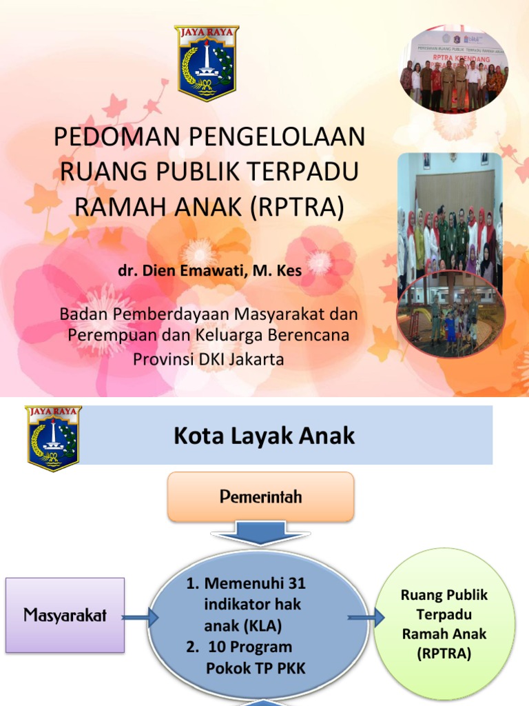 Tugas dan Fungsi Pengelola RPTRA | PDF