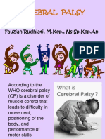 Cerebral Palsy: Fauziah Rudhiati, M.Kep., Ns - Sp.Kep - An