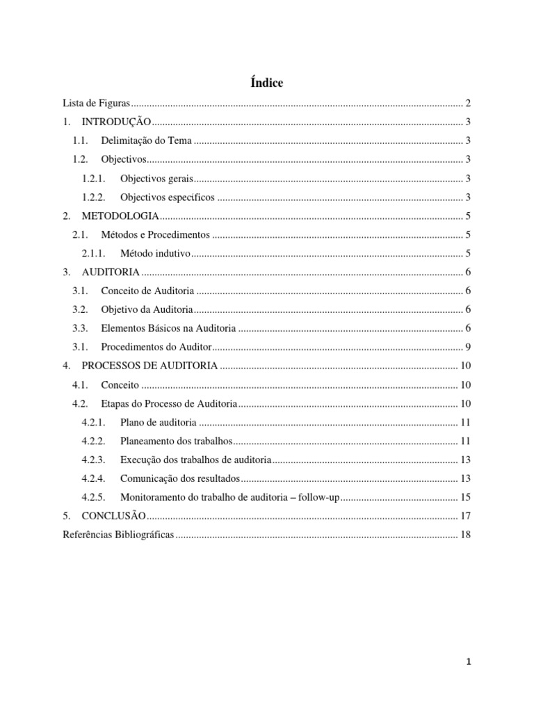 Etapas do Processo de Auditoria | PDF | Auditoria interna | Planejamento