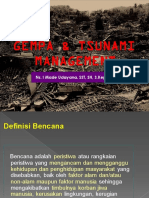 Gempa Bumi & Tsunami Manajemen PDF by Uday
