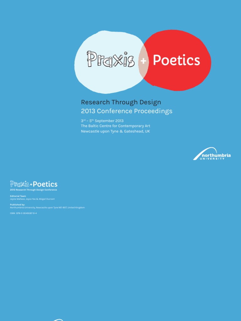 PraxisPoeticsRTD Proceedings PDF PDF Reductionism Design image photo