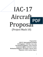 MAC-17 Aircraft Proposal: (Project Mach 10)