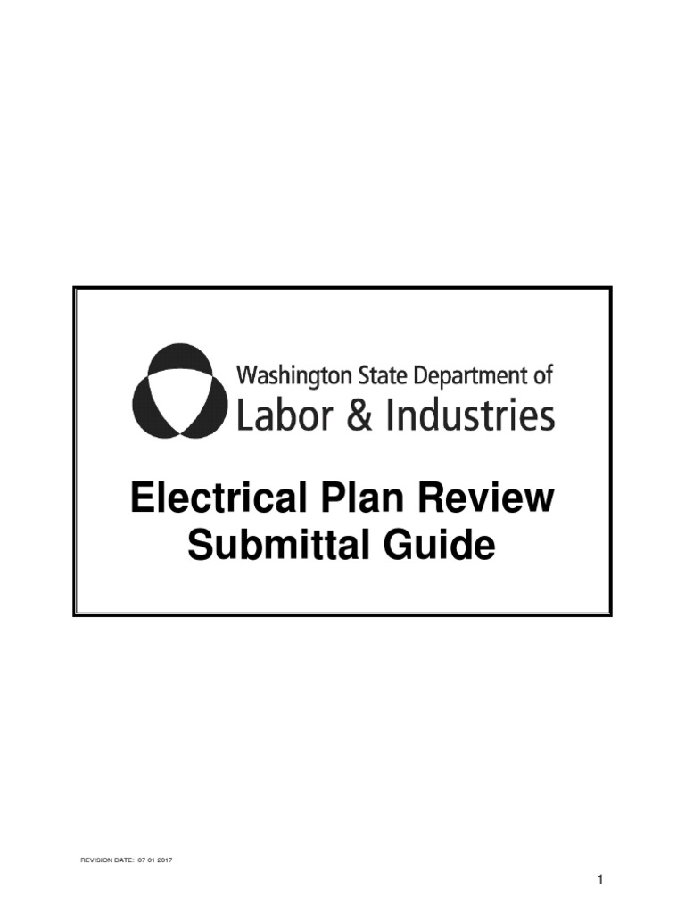 Electrical Plan Review Submittal Guide REVISION DATE 07012017 PDF