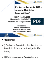 Peticionamento Eletrônico e Cadastros Eletrônicos - palestra 15-08-2018 - APEJESP - FECAP.pdf