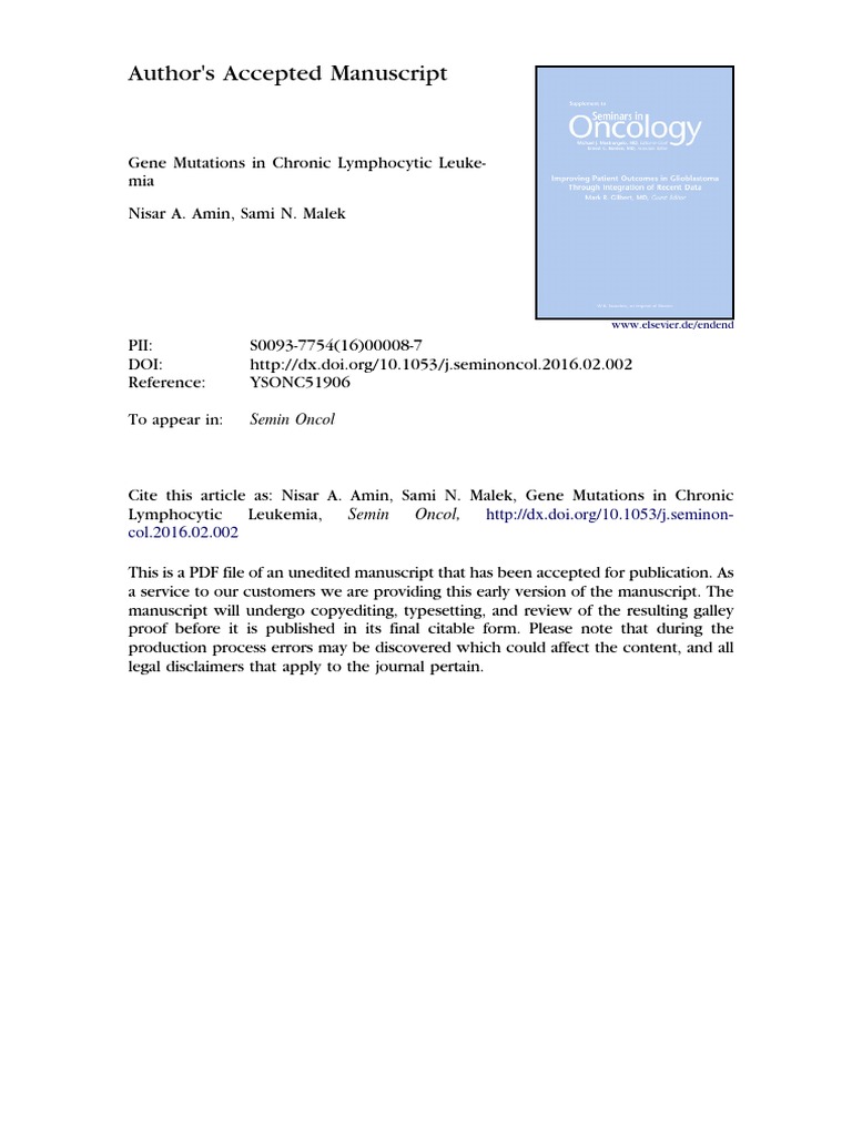 Author 'S Accepted Manuscript: WWW - Elsevier.de/endend | PDF | Whole ...