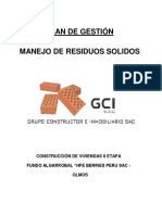 Plan de Manejo de Residuos Solidos