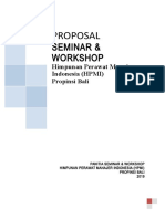 Proposal Seminar & Wokshop Hpmi Bali 2019