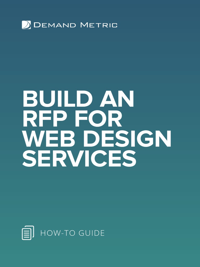 Build An RFP For Web Design Services | PDF | Request For Proposal | Web ...