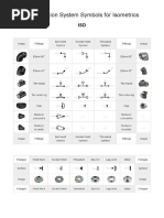 Pipe Symbols for Isometric Drawings