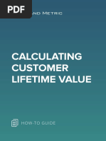 Calculating Customer Lifetime Value