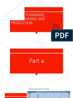 Project Plannning, Programming and Production